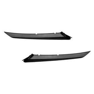 Alzare® - Front Driver and Passenger Side Bumper Cover Molding Set (Standard Line)