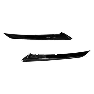 Alzare® - Front Driver and Passenger Side Bumper Cover Molding Set (Standard Line)