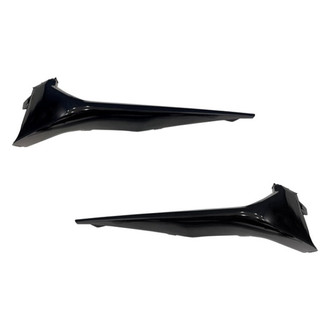 Alzare® - Front Lower Driver and Passenger Side Bumper Molding Set (CAPA Certified)
