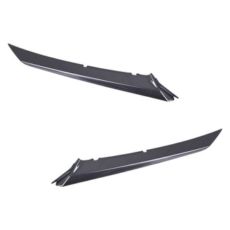 Alzare® - Front Upper Driver and Passenger Side Bumper Molding Set (Standard Line)