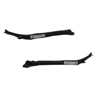 Alzare® - Front Outer Driver and Passenger Side Bumper Bracket Set (CAPA Certified)