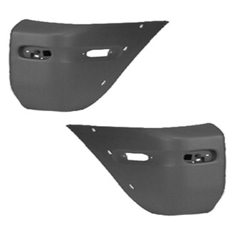 Alzare® - Rear Driver and Passenger Side Bumper End Set (Standard Line)