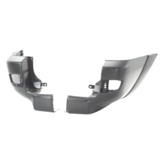 Alzare® - Rear Outer Driver and Passenger Side Bumper End Set (CAPA Certified)