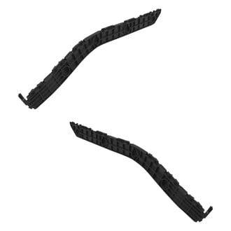 Alzare® - Rear Upper Driver and Passenger Side Bumper Cover Retainer Bracket Set (Standard Line)