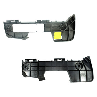 Alzare® - Rear Driver and Passenger Side Bumper Cover Support Bracket Set (Standard Line)