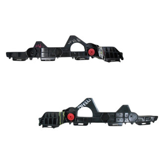 Alzare® - Rear Outer Driver and Passenger Side Bumper Cover Support Set (Standard Line)