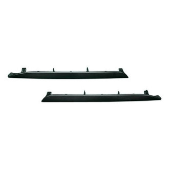 Alzare® - Rear Lower Driver and Passenger Side Bumper Cover Molding Set (CAPA Certified)