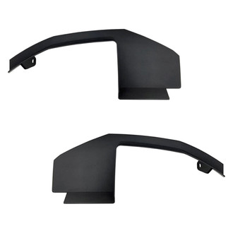 Alzare® - Rear Inner Driver and Passenger Side Bumper Bracket Set (CAPA Certified)