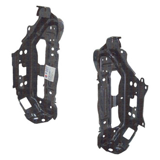 Alzare® - Driver and Passenger Side Radiator Support Side Panel Set (Standard Line)
