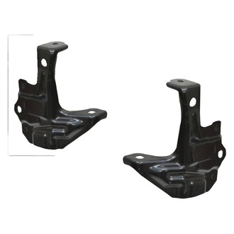 Alzare® - Upper Driver and Passenger Side Radiator Support Bracket Set (Standard Line)