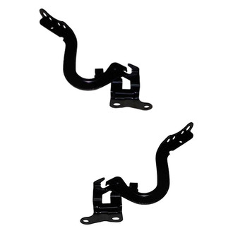Alzare® - Driver and Passenger Side Hood Hinge Set (Standard Line)