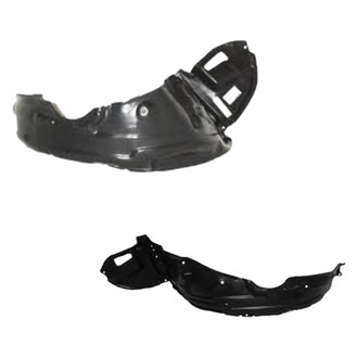 Alzare® - Front Driver and Passenger Side Fender Liner Set (CAPA Certified)