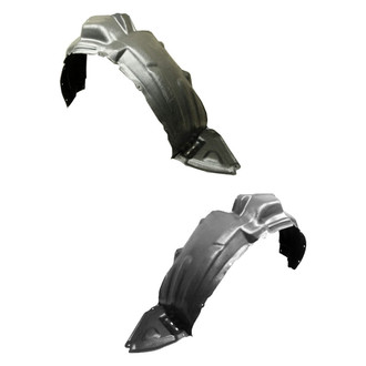 Alzare® - Front Driver and Passenger Side Fender Liner Set (CAPA Certified)