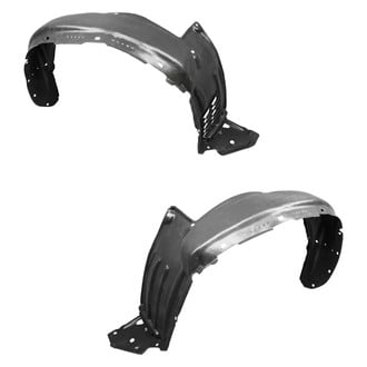 Alzare® - Front Driver and Passenger Side Fender Liner Set (CAPA Certified)