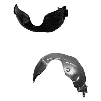 Alzare® - Front Driver and Passenger Side Fender Liner Set (CAPA Certified)