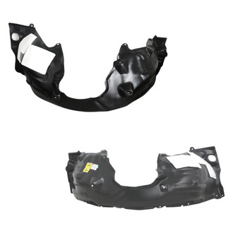 Alzare® - Front Driver and Passenger Side Fender Liner Set (CAPA Certified)