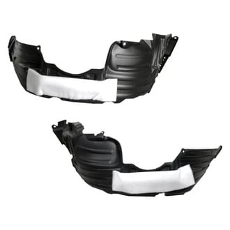 Alzare® - Front Driver and Passenger Side Fender Liner Set (CAPA Certified)