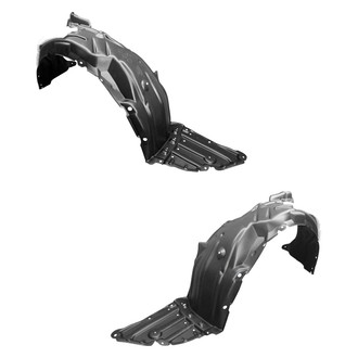 Alzare® - Front Driver and Passenger Side Fender Liner Set (CAPA Certified)