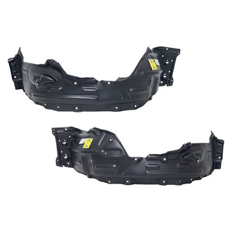 Alzare® - Front Driver and Passenger Side Fender Liner Set (CAPA Certified)