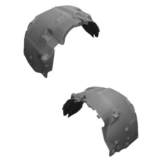 Alzare® - Front Driver and Passenger Side Fender Liner Set (CAPA Certified)