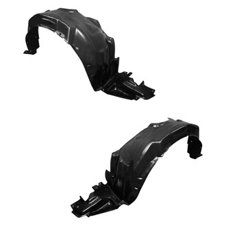Alzare® - Front Driver and Passenger Side Fender Liner Set (CAPA Certified)