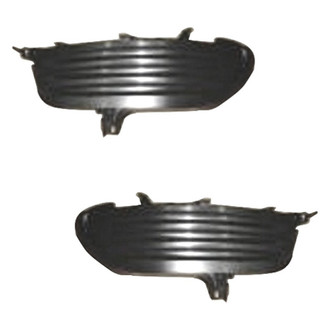 Alzare® - Front Driver and Passenger Side Fog Light Cover Set (CAPA Certified)