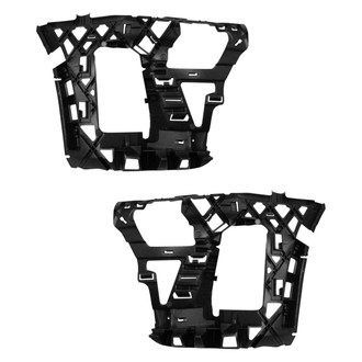 Alzare® - Front Driver and Passenger Side Bumper Cover Stiffener Bracket Set (Standard Line)