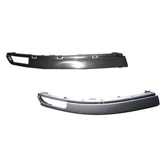 Alzare® - Front Driver and Passenger Side Bumper Cover Molding Set (Standard Line)