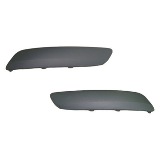 Alzare® - Front Driver and Passenger Side Bumper Cover Molding Set (Standard Line)