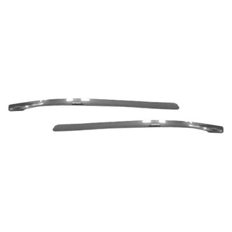 Alzare® - Rear Outer Driver and Passenger Side Bumper Cover Molding Set (Standard Line)