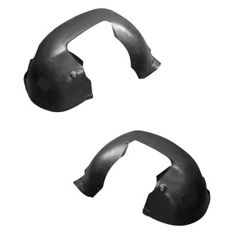 Alzare® - Front Rearward Driver and Passenger Side Fender Liner Rear Section Set (Standard Line)