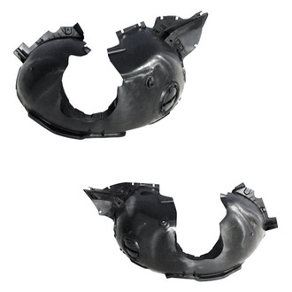 Alzare® - Front Driver and Passenger Side Fender Liner Set (CAPA Certified)