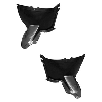 Alzare® - Front Driver and Passenger Side Fender Liner Front Section Set (Standard Line)