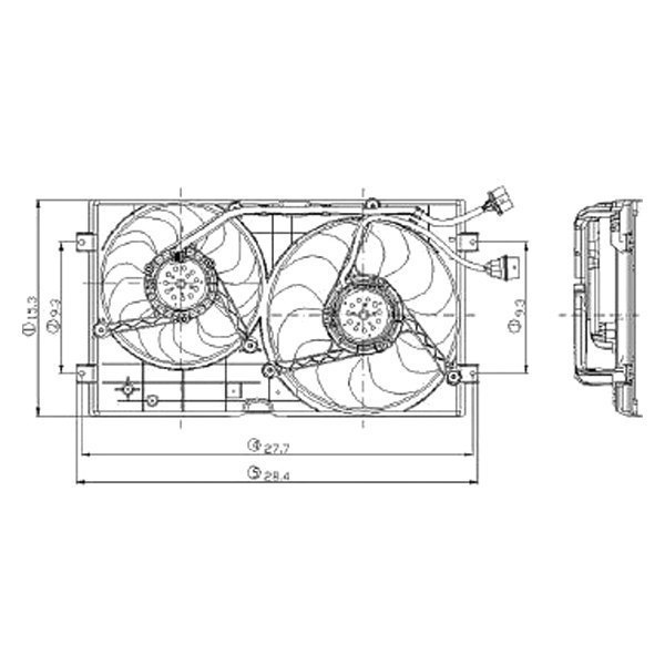 Alzare® - Engine Cooling Fan Assembly