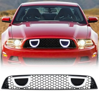 AM Off-Road® - 1-Pc Boss 302 Style Matte Black Main Grille