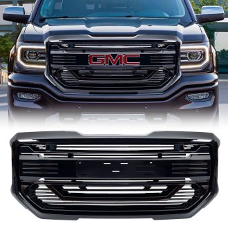 AM Off-Road® - 1-Pc Armor Style Glossy Black Main Grille