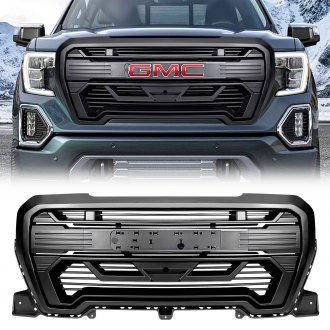 AM Off-Road® - 1-Pc Armor Style Matte Black Main Grille