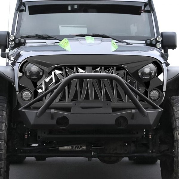 AM Off-Road® - 1-Pc Shark Style Glossy Black Main Grille