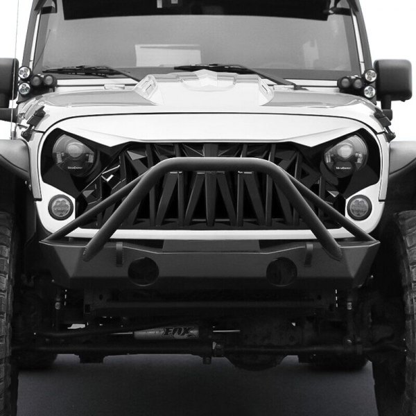 AM Off-Road® - 1-Pc Shark Style Black and White Main Grille