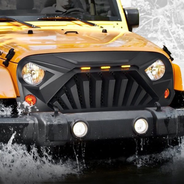 AM Off-Road® - 1-Pc Goliath Style Black Main Grille