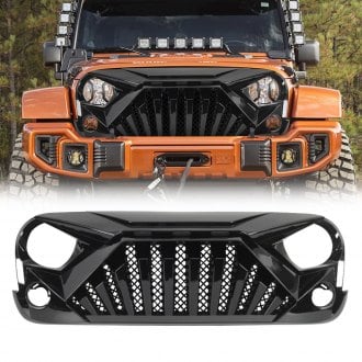 AM Off-Road® - 1-Pc Goliath Style Glossy Black Main Grille