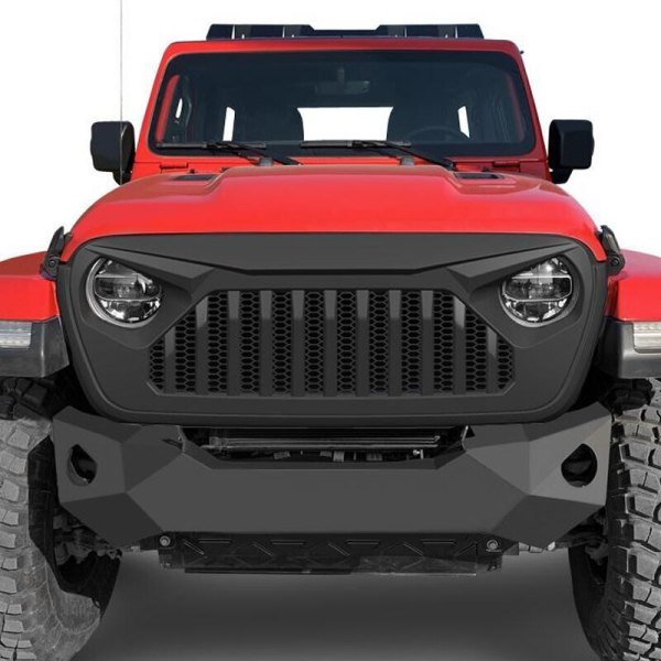 AM Off-Road® - 1-Pc Vader Style Matte Black Main Grille