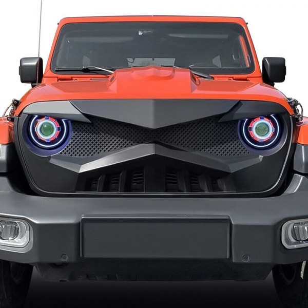 AM Off-Road® - 1-Pc Hawke Style Matte Black Main Grille