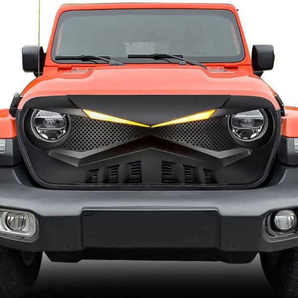 AM Off-Road® - 1-Pc Hawke Style Matte Black Main Grille