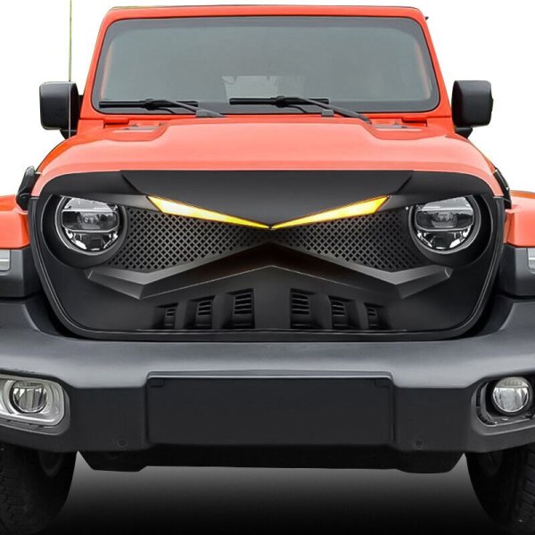 AM Off-Road® - 1-Pc Hawke Style Matte Black Main Grille