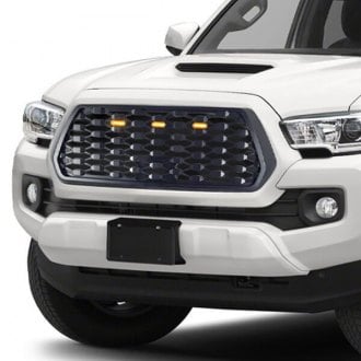 AM Off-Road® - 1-Pc Mesh Style Matte Black Main Grille