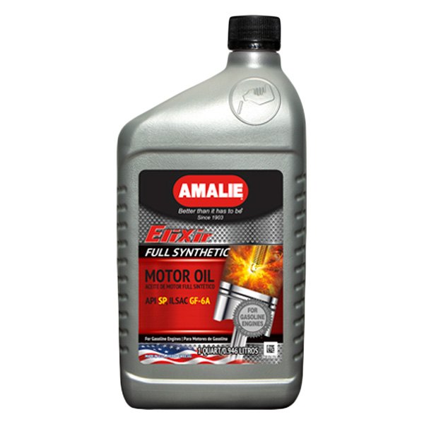 Amalie Oil® - Elixir™ SAE 0W-30 Synthetic Motor Oil, 1 Quart x 12 Bottles