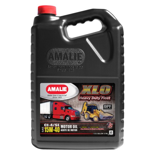 Amalie Oil® - XLO Heavy Duty SAE 15W-40 Synthetic Blend Motor Oil, 1 Gallon x 4 Jugs
