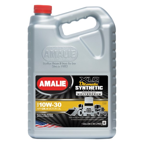 Amalie Oil® - XLO Ultimate™ SAE 10W-30 Synthetic Blend Motor Oil, 1 Gallon x 4 Jugs
