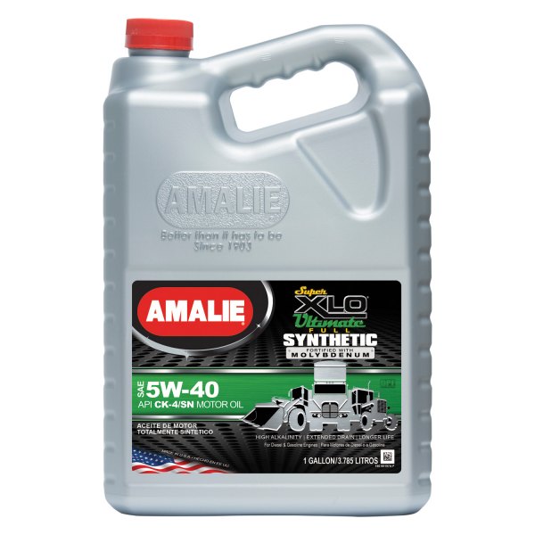 Amalie Oil® - XLO Ultimate™ SAE 5W-40 Synthetic Motor Oil, 1 Gallon